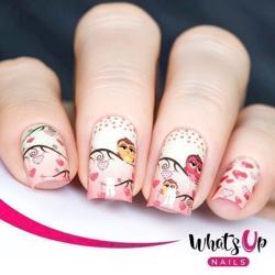 P056 Owl Always Love You Whats up Nails