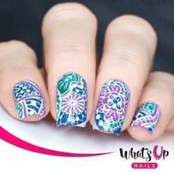 A001 Majestic Flowers Whats up nails