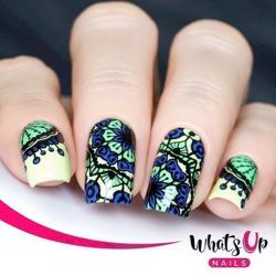 A008 Mandala Blossoms Whats up nails