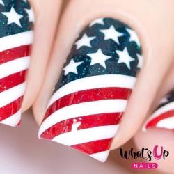 American Flag Stencils Whats Up Nails