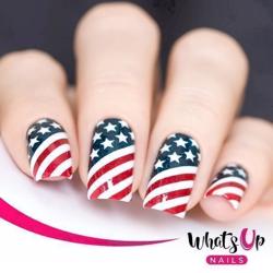 American Flag Stencils Whats Up Nails