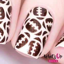 American Football Stencils Whats Up Nails