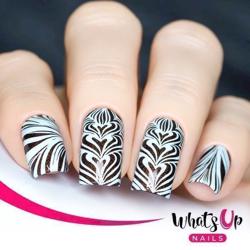 B002 Water Marble to Perfection Whats up nails