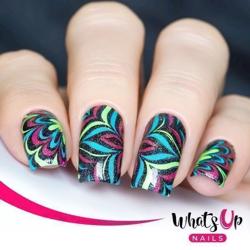 B002 Water Marble to Perfection Whats up nails