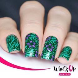 B018 Fields of Flowers Whats up nails