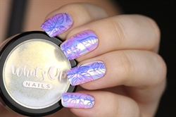 A011 Leaves Are Fall-ing, stampingplade, Whats up Nails