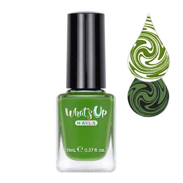 Avocado Toast, Grøn stamping neglelak, Whats Up Nails
