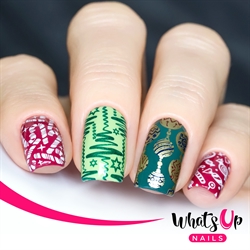 B003 Sweater Weather, stampingplade, Whats up Nails