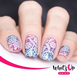 B004 Seductive Lace, stampingplade, Whats up Nails