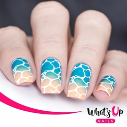 B010 Texture Me Nature, stampingplade, Whats up Nails