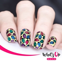 B022 Winter Time, stampingplade, Whats up Nails