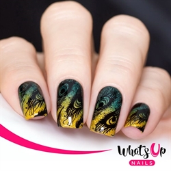 B028 Tropical Escape, stampingplade, Whats up Nails