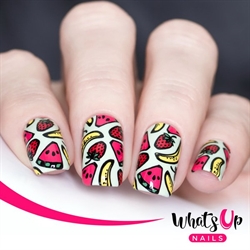 B029 Picnic in the Park, stampingplade, Whats up Nails