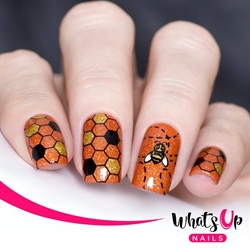 B029 Picnic in the Park, stampingplade, Whats up Nails