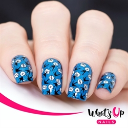 B041 Season of Love, stampingplade, Whats up Nails