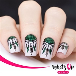 B042 Head in the Clouds, stampingplade, Whats up Nails
