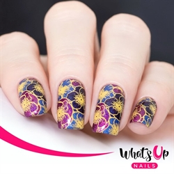 B044 From Ground Comes Life, stampingplade, Whats up Nails