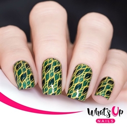 B046 Petal to the Metal, stampingplade, Whats up Nails