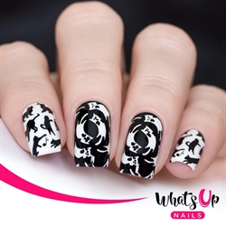 B047 Everyday is Caturday, stampingplade, Whats up Nails