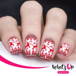 B050 Count On Me, stampingplade, Whats up Nails