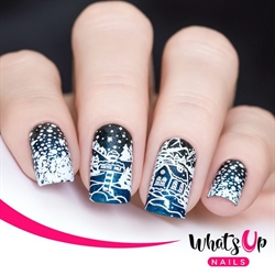 B050 Count On Me, stampingplade, Whats up Nails