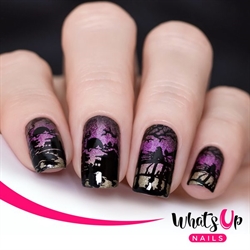 B051 I Just Want Sushi, stampingplade, Whats up Nails