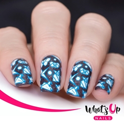 B051 I Just Want Sushi, stampingplade, Whats up Nails