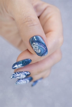B056 Coasting to the Sea, stampingplade, Whats up Nails