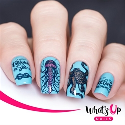 B056 Coasting to the Sea, stampingplade, Whats up Nails