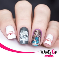 B057 The Gift of Life, stampingplade, Whats up Nails
