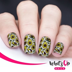 B064 Wakey Wakey, Eggs and Bakey, stampingplade, Whats up Nails