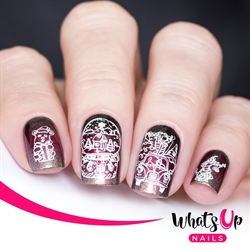 B065 Winter Flurryland, stampingplade, Whats up Nails