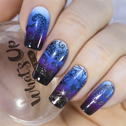B068 Totally Spaced Out, stampingplade, Whats up Nails