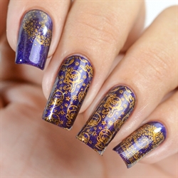 B068 Totally Spaced Out, stampingplade, Whats up Nails