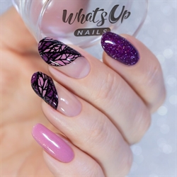 B069 Texture Therapy, stampingplade, Whats up Nails