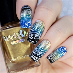 B069 Texture Therapy, stampingplade, Whats up Nails
