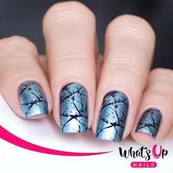 B069 Texture Therapy, stampingplade, Whats up Nails