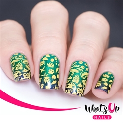 B070 Campfire Stories, stampingplade, Whats up Nails