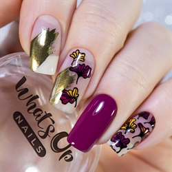 B071 The Whole Nine Gourds, stampingplade, Whats up Nails