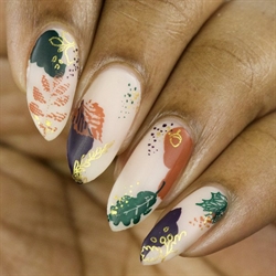 B071 The Whole Nine Gourds, stampingplade, Whats up Nails