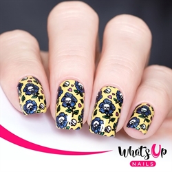 B072 No Clowning Around, stampingplade, Whats up Nails