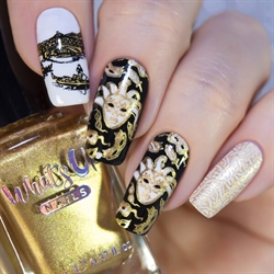 B073 Ciao Italia, stampingplade, Whats up Nails