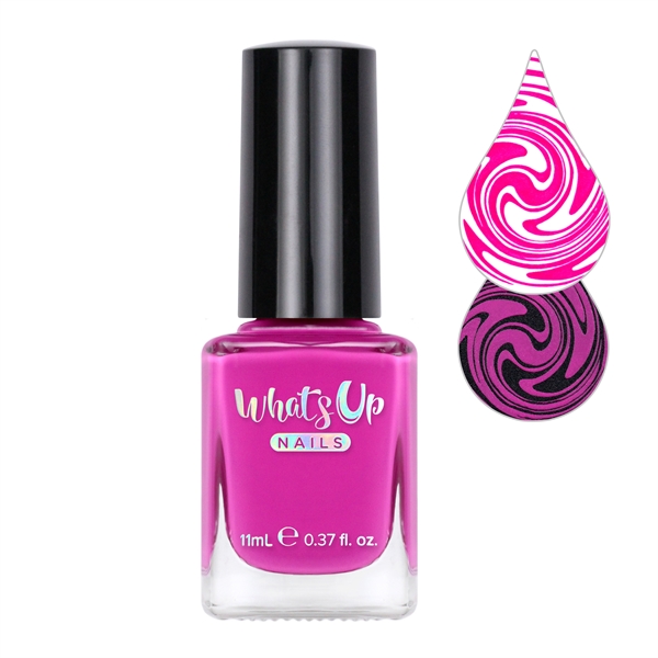 Bargain-villea, Pink stamping neglelak, Whats Up Nails