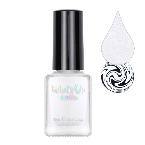 Blanc My Mind, Hvid stamping neglelak, Whats Up Nails
