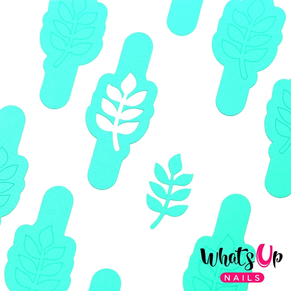 Branch Stencils, 2 ark, (40 stk) Whats Up Nails