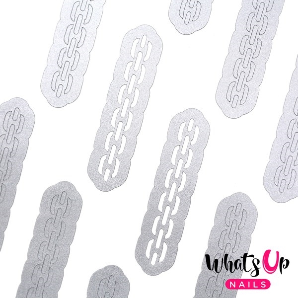 Chain Stencils, 2 ark, (40 stk) Whats Up Nails