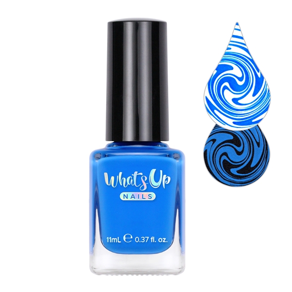 Cloud Canvas, Lyseblå stamping neglelak, Whats Up Nails