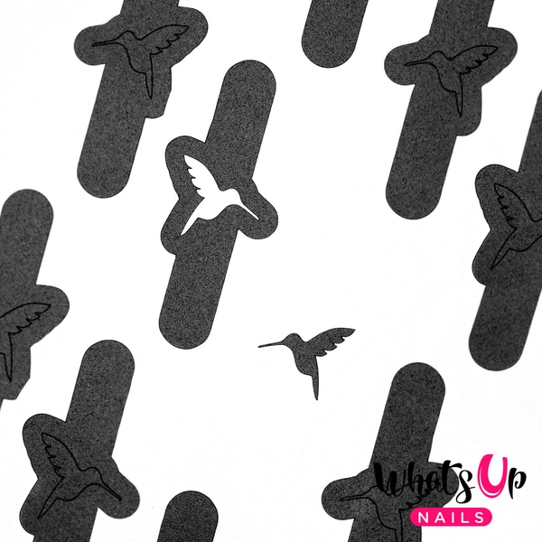 Colibri Stencils, 2 ark, (40 stk) Whats Up Nails