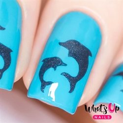 Dolphins Stencils, 2 ark, (40 stk) Whats Up Nails