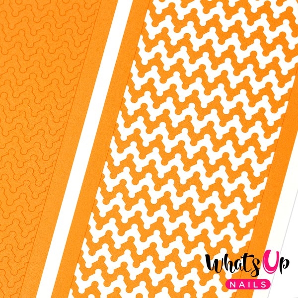 Dot Zig Zag Tape, 2 ark, (200 stk) Whats Up Nails